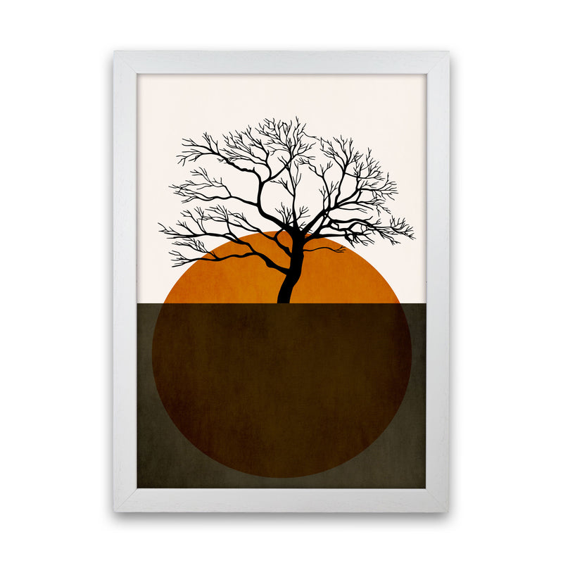 Sunny Days Of Silence Art Print by Kubistika White Grain