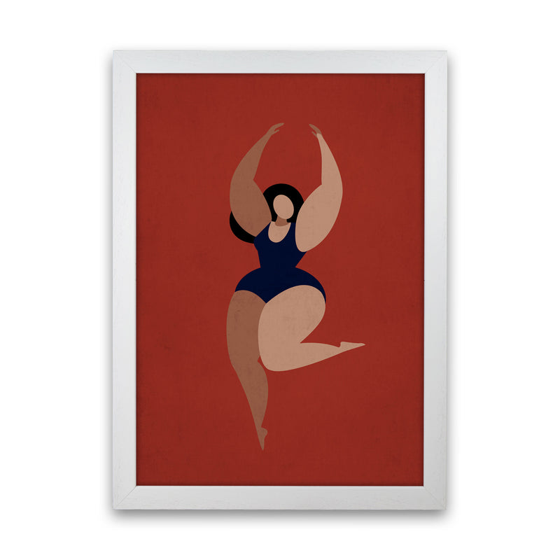 Prima Ballerina X Art Print by Kubistika White Grain