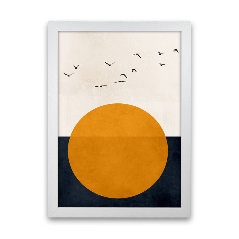 Melody Of Life Art Print by Kubistika White Grain