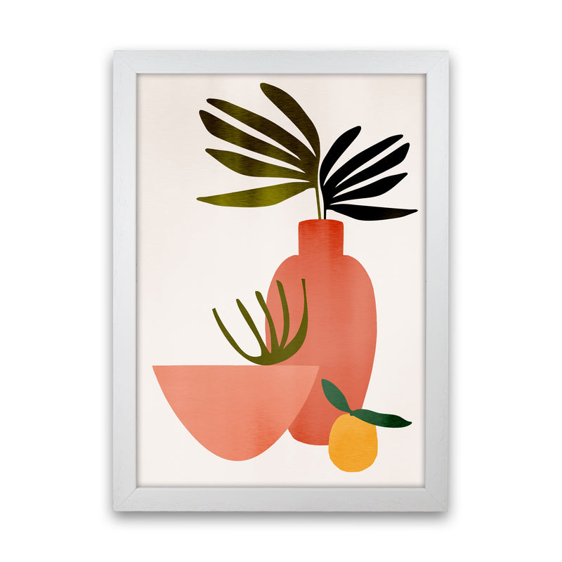 Juicy Lemon Art Print by Kubistika White Grain