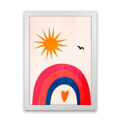 Happy Days! Art Print by Kubistika White Grain