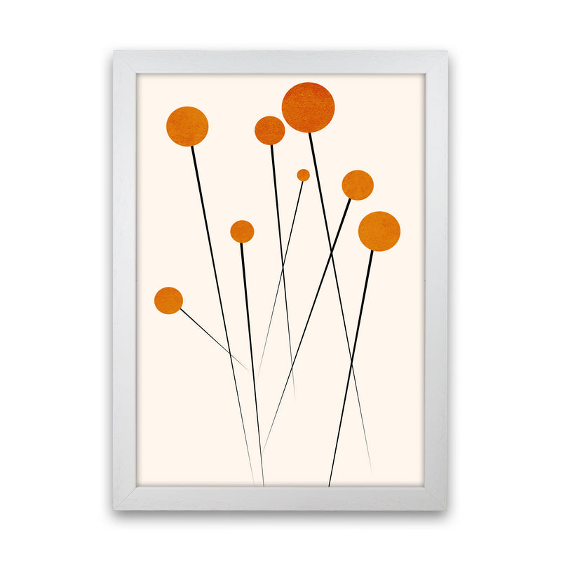 Dreaming Daisies Art Print by Kubistika White Grain