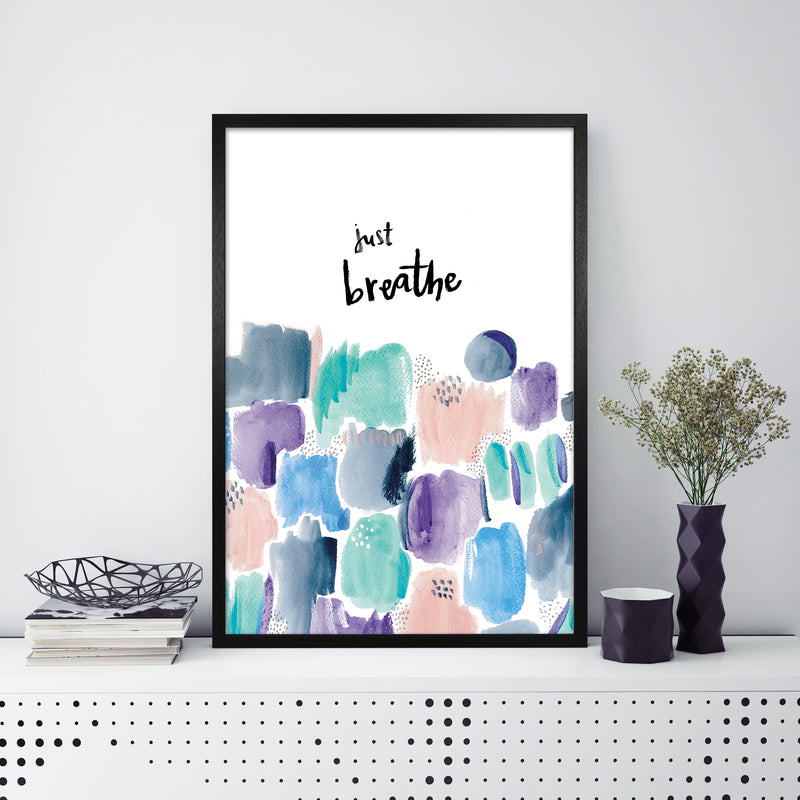 Laura Irwin Abstract Shapes C A1 Black with White Mount