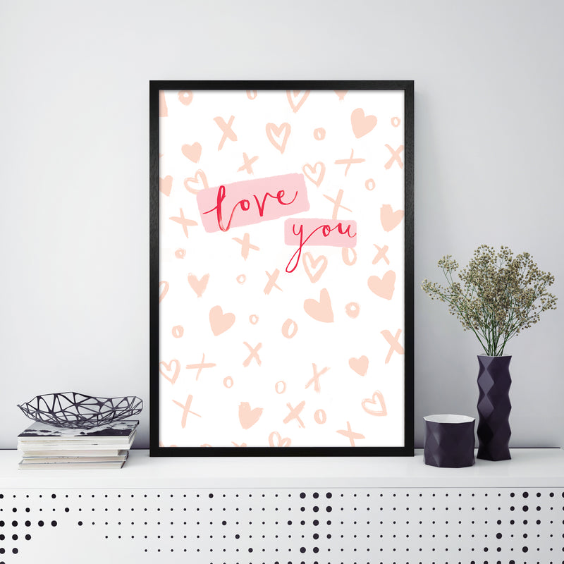 Laura Irwin Love You A1 Black with White Mount