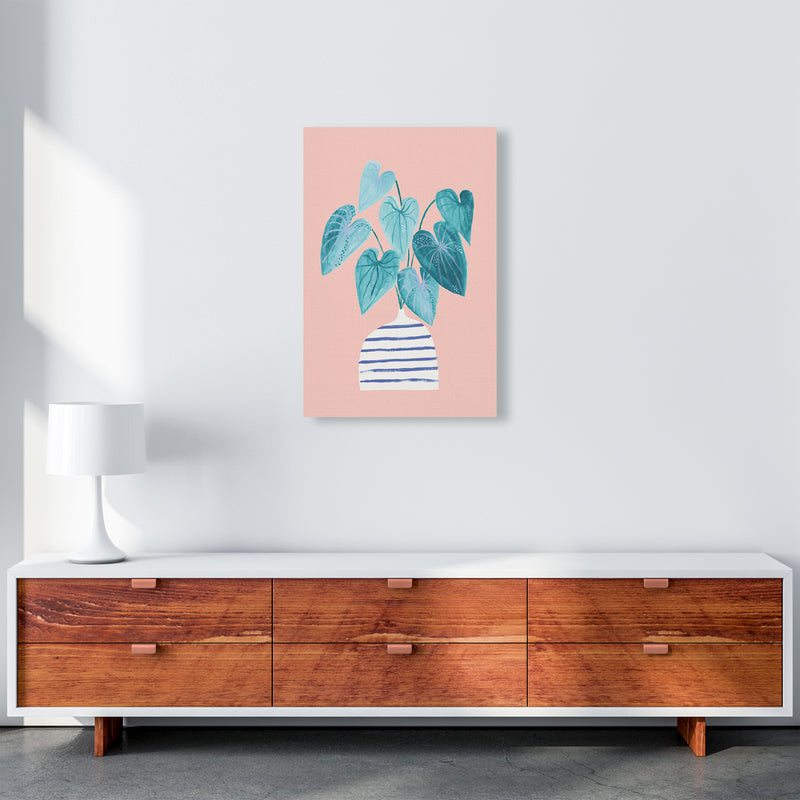 Minimal Houseplant Art Print by Laura Irwin A2 Canvas