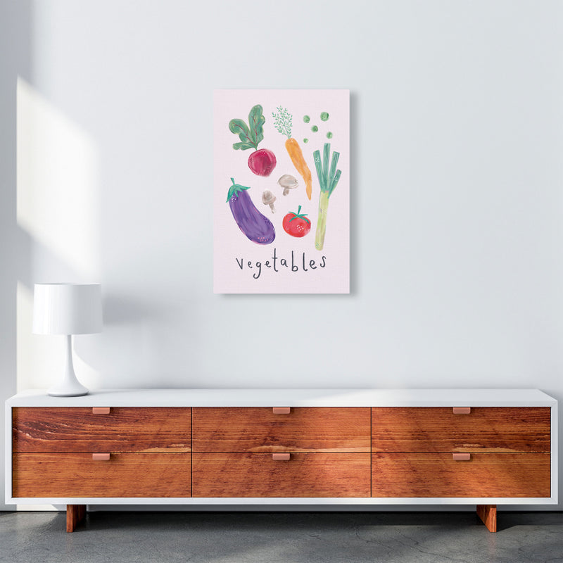 Vegetables  Art Print by Laura Irwin A2 Canvas