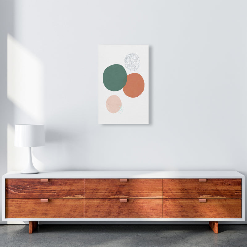 Abstract Soft Circles Art Print by Laura Irwin A3 Canvas