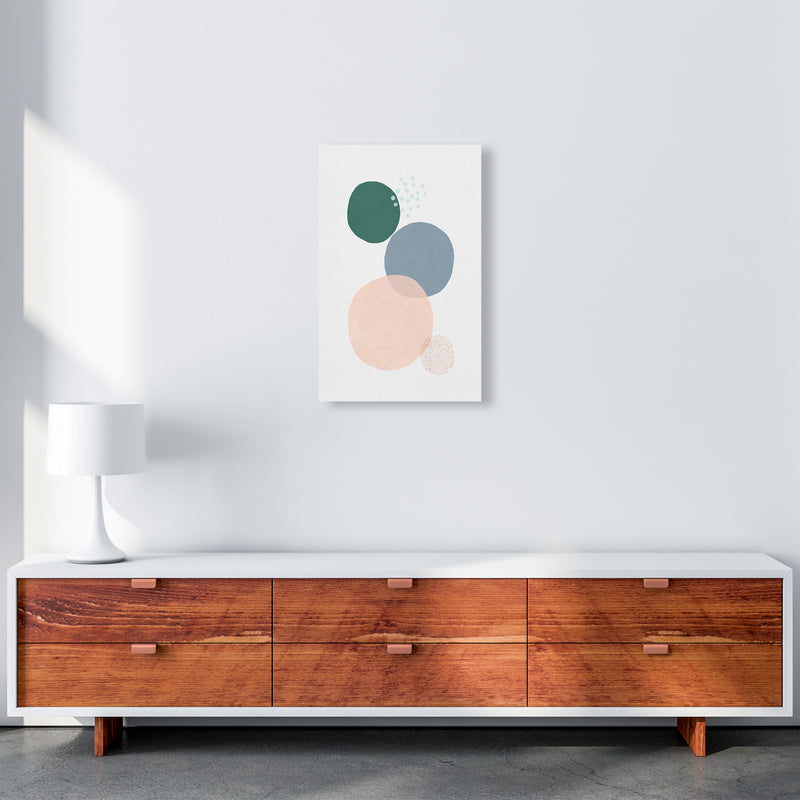 Abstract Soft Circles Part 3 Art Print by Laura Irwin A3 Canvas