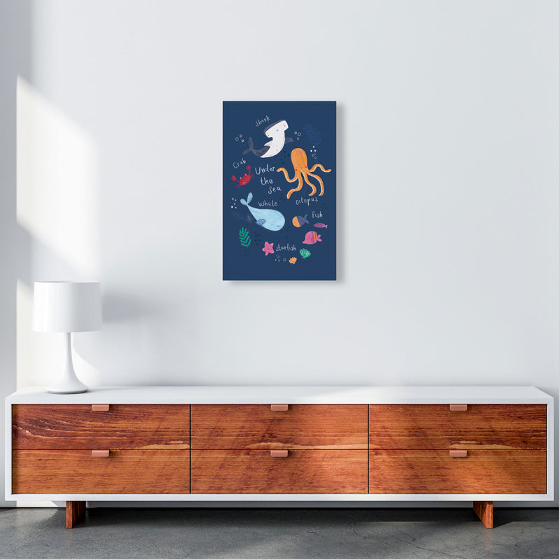 Under The Sea  Art Print by Laura Irwin A3 Canvas