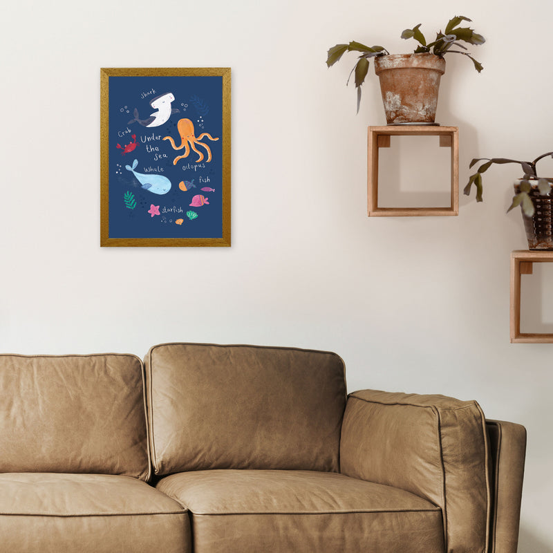Under The Sea  Art Print by Laura Irwin A3 Print Only