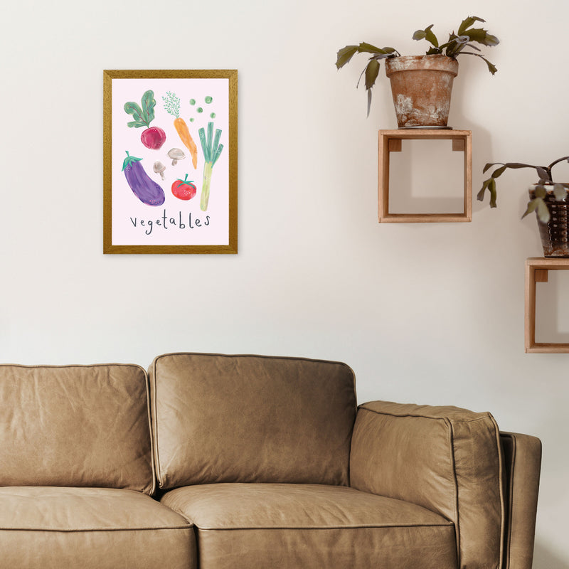 Vegetables  Art Print by Laura Irwin A3 Print Only