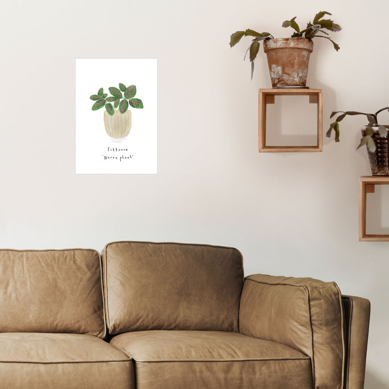 Nerve Plant  Art Print by Laura Irwin A3 Black Frame