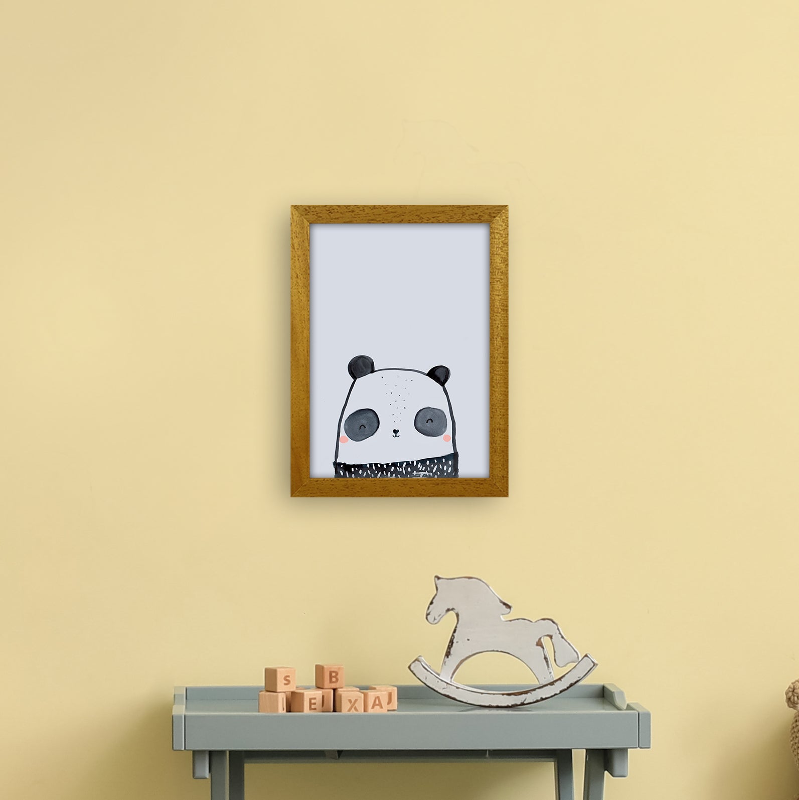 Panda Art Print by Laura Irwin A4 Print Only