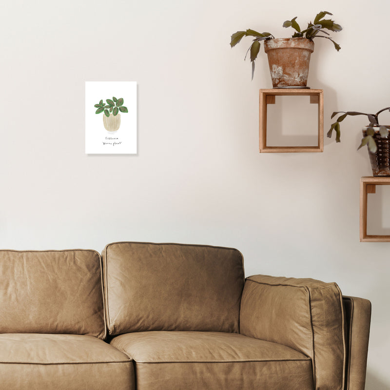 Nerve Plant  Art Print by Laura Irwin A4 Black Frame