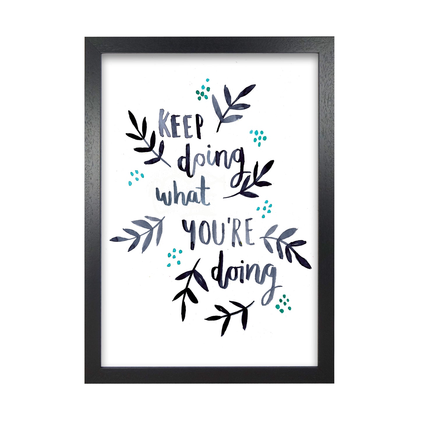 Laura Irwin Keep doing what you're doing A1 White with White Mount