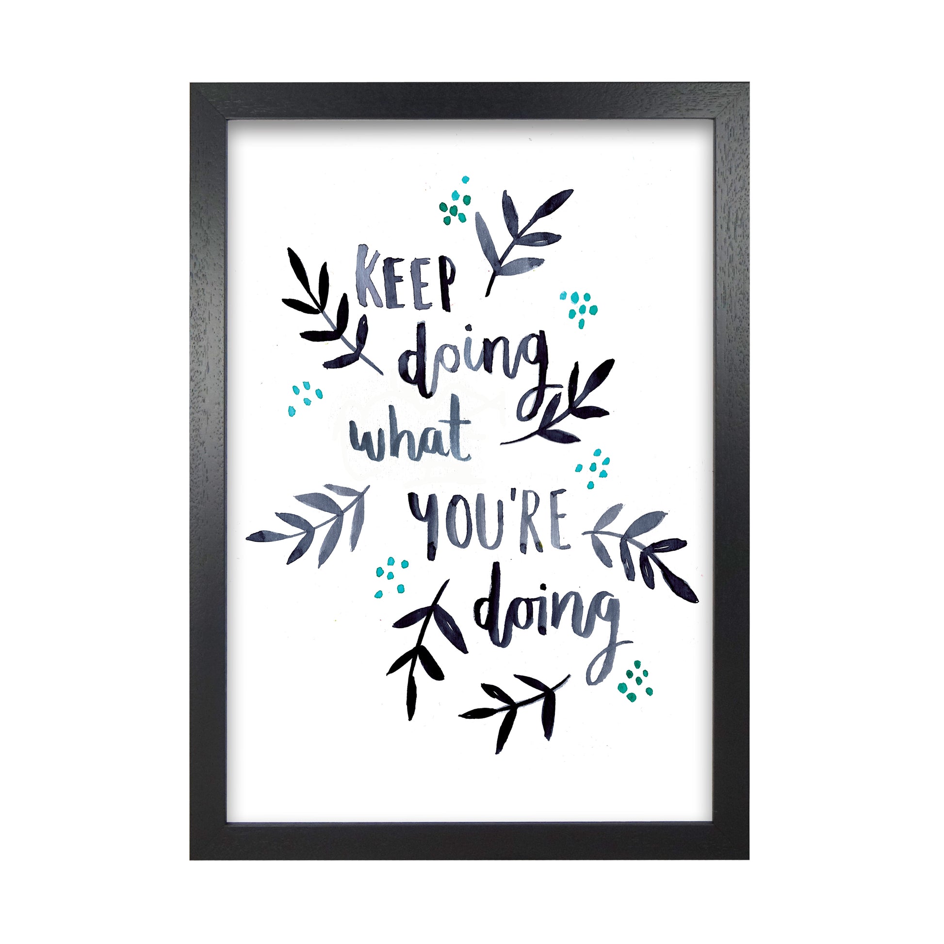 Laura Irwin Keep doing what you're doing A1 White with White Mount