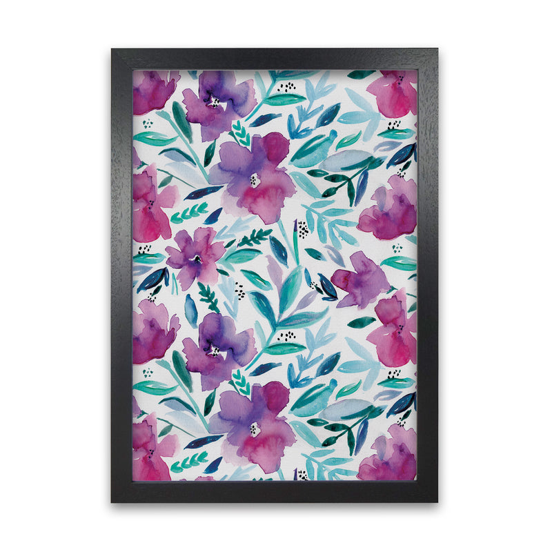 Laura Irwin Loose Floral A1 White with White Mount
