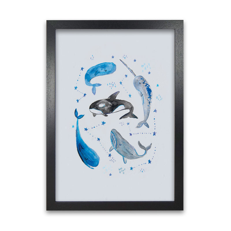 Laura Irwin Whales A1 White with White Mount