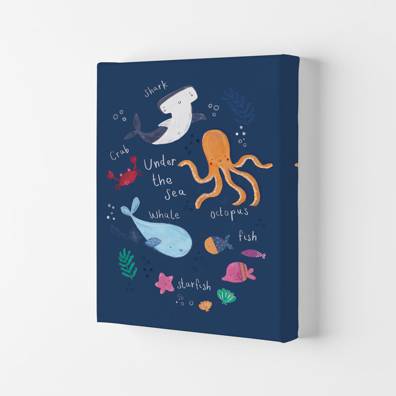 Under The Sea  Art Print by Laura Irwin Canvas