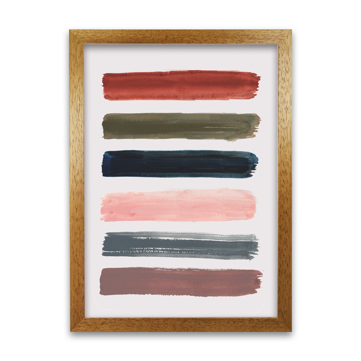 Laura Irwin Brush Strokes A1 Print Only with White Mount