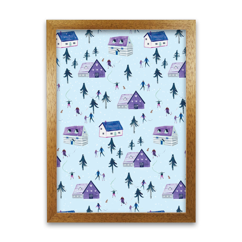 Laura Irwin Skaters A1 Print Only with White Mount