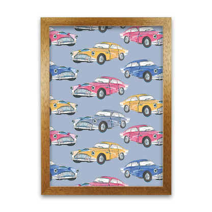 Laura Irwin Vintage Cars A1 Print Only with White Mount