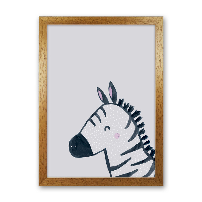 Inky Zebra Animal Art Print by Laura Irwin Oak Grain
