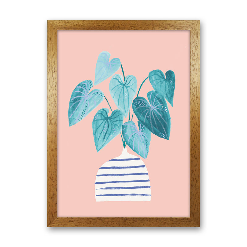 Minimal Houseplant Art Print by Laura Irwin Oak Grain