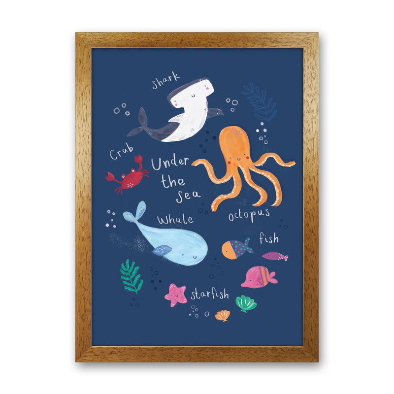 Under The Sea  Art Print by Laura Irwin Oak Grain