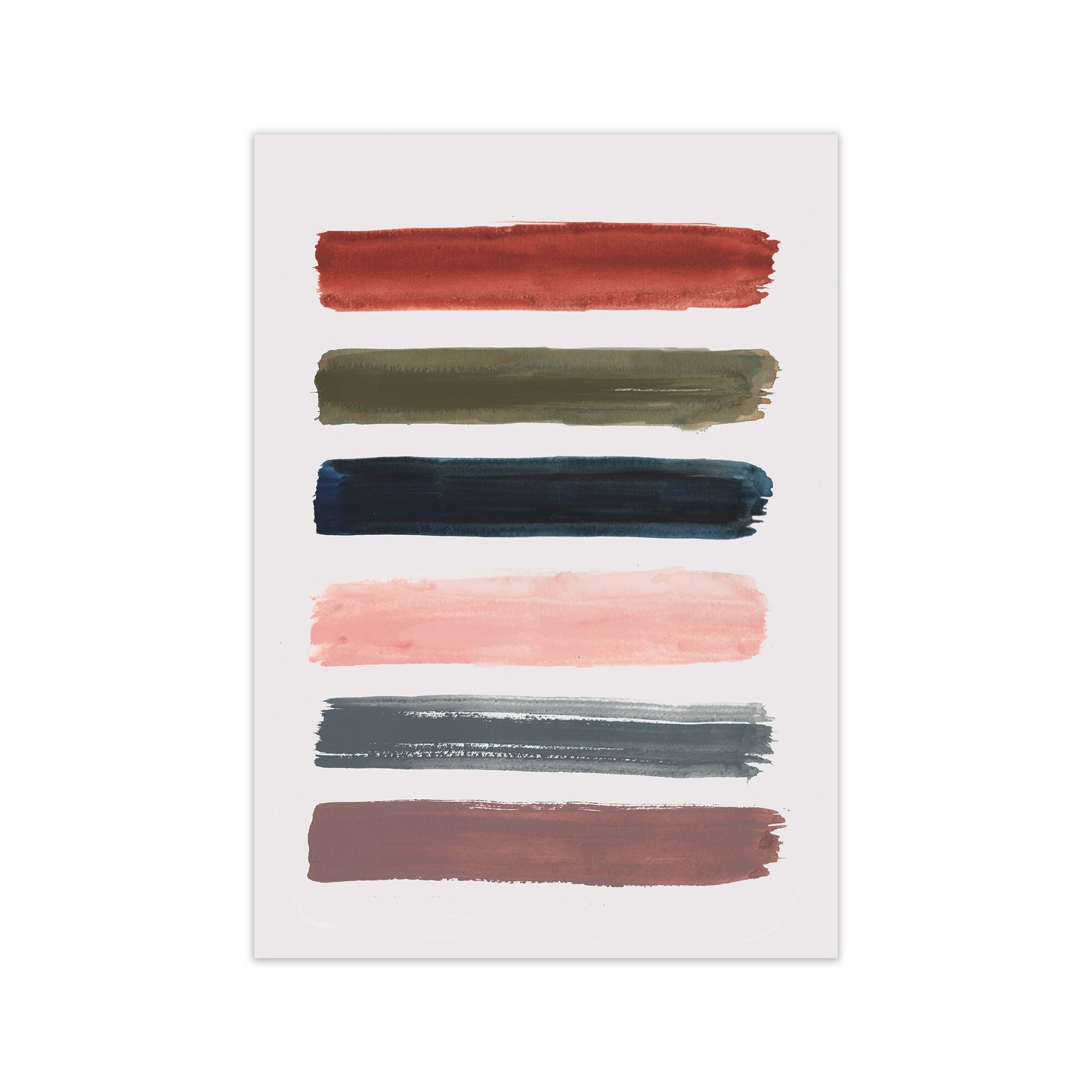 Laura Irwin Brush Strokes A2 Black with White Mount