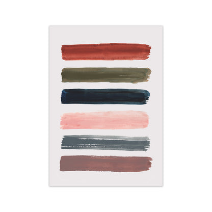 Laura Irwin Brush Strokes A2 Black with White Mount