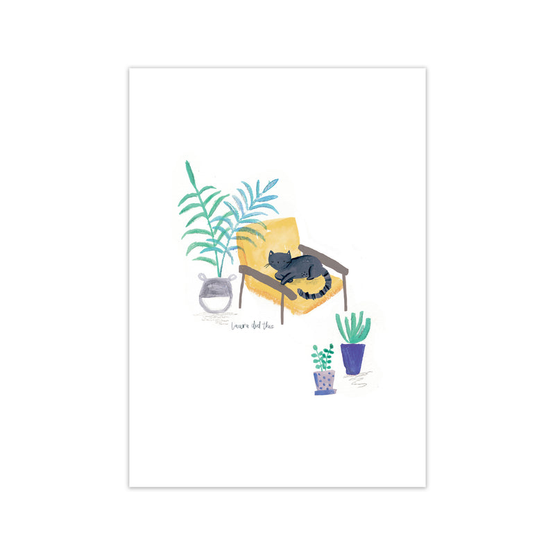 Laura Irwin Cay and Scandi Chair A2 Black with White Mount