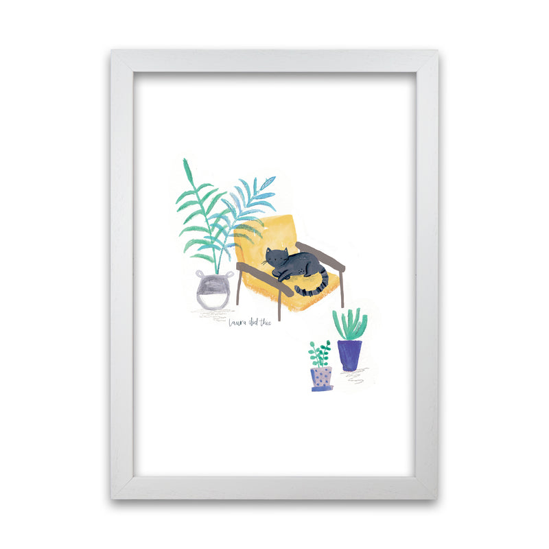 Laura Irwin Cay and Scandi Chair A1 Oak with White Mount