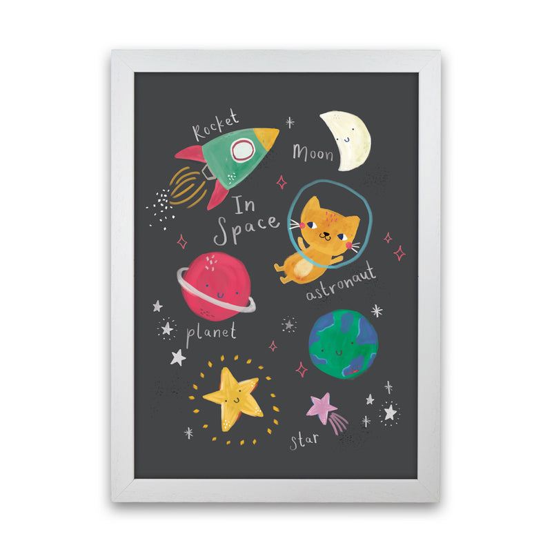 Space  Art Print by Laura Irwin White Grain