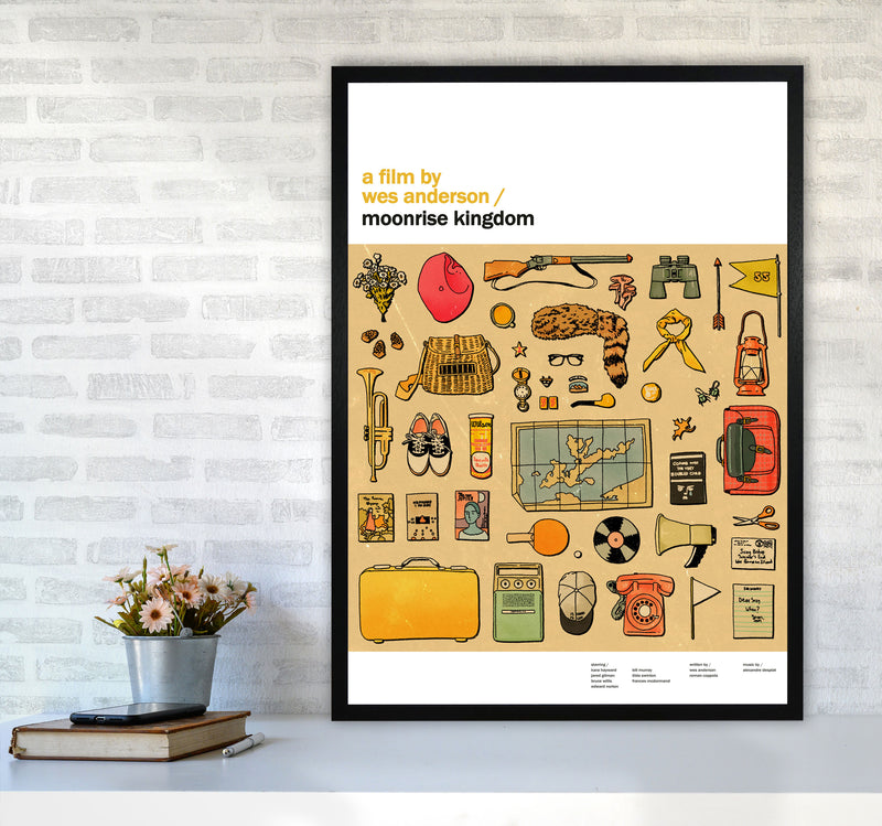 Moonrise Art Print by Lucy Michelle A1 White Frame