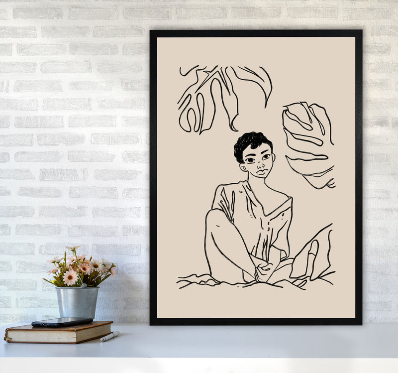 Sundays Art Print by Lucy Michelle A1 White Frame