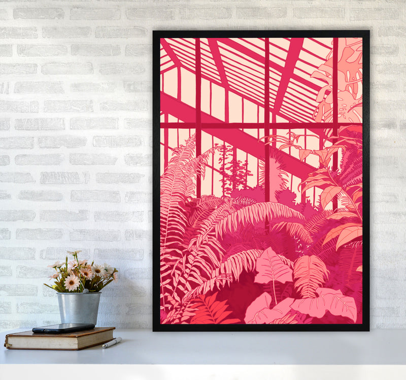 Dramatic Art Print by Lucy Michelle A1 White Frame