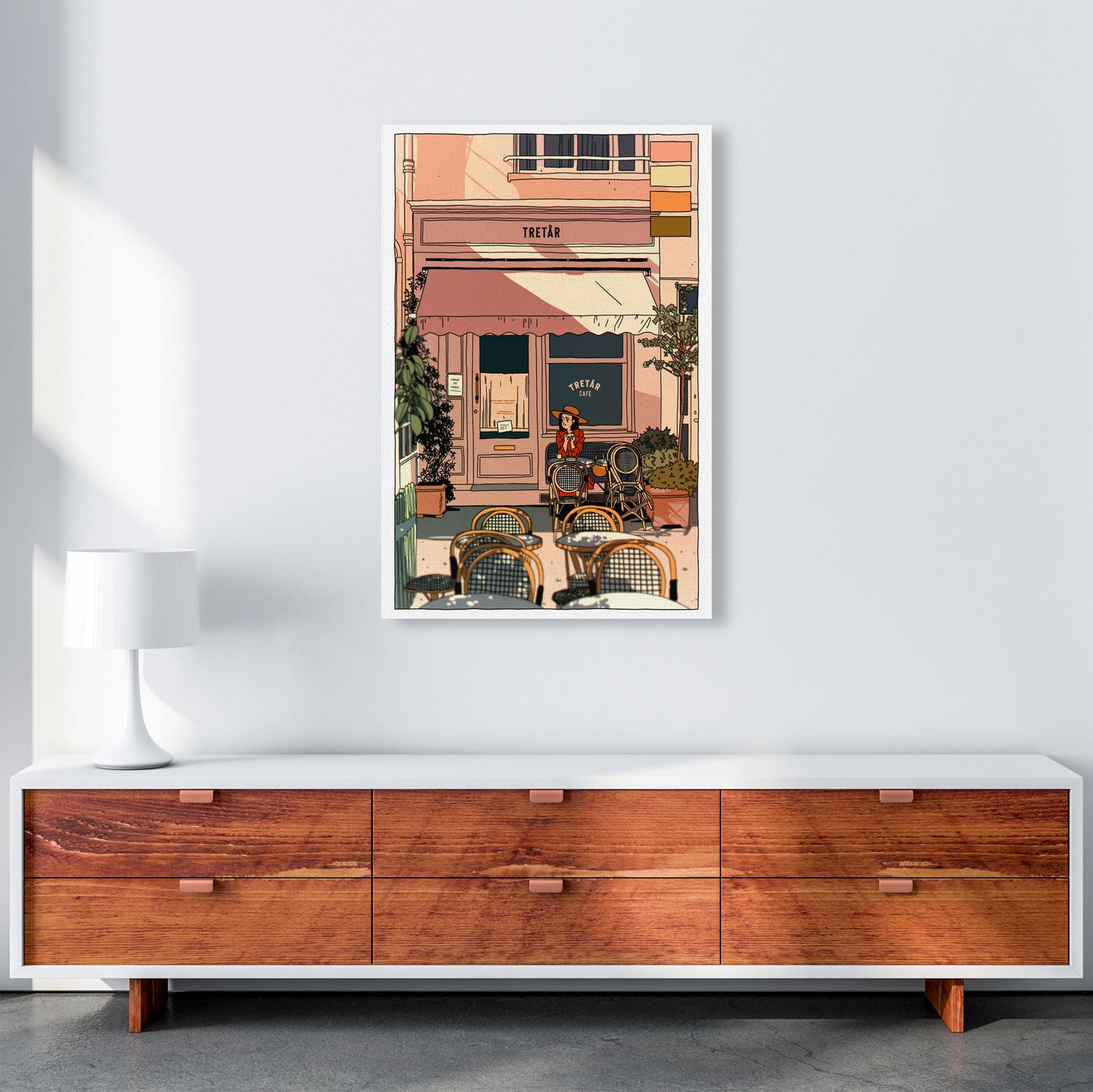 Tretar Art Print by Lucy Michelle A1 Canvas