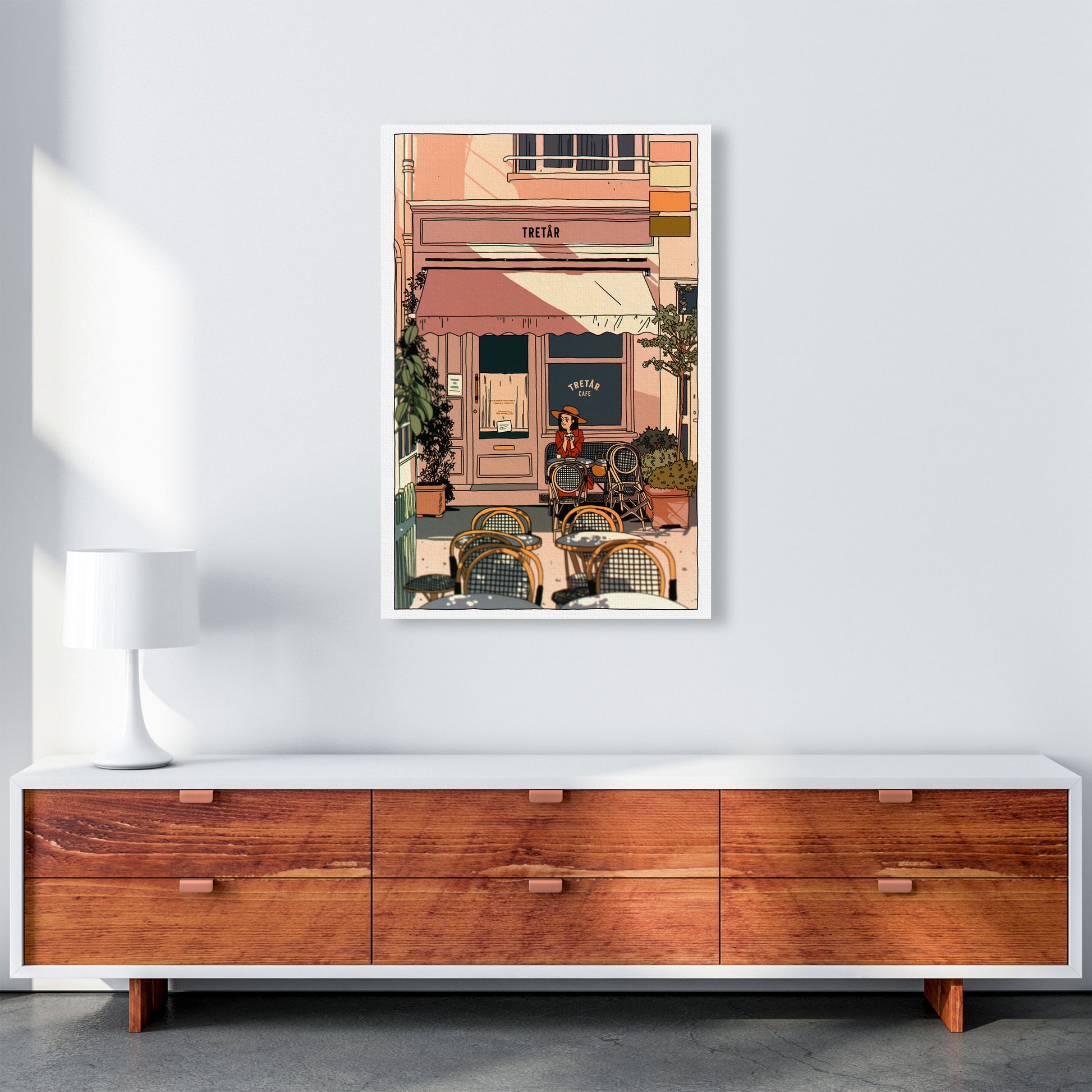 Tretar Art Print by Lucy Michelle A1 Canvas