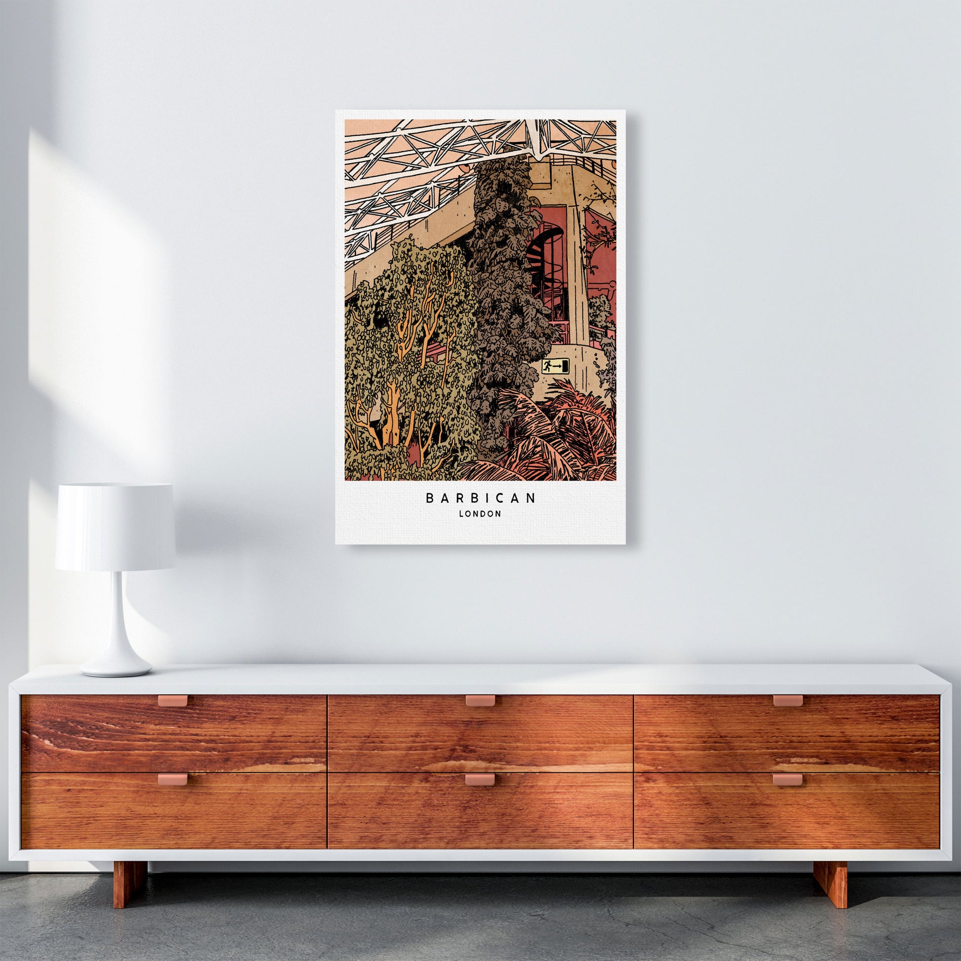 Barbican Art Print by Lucy Michelle A1 Canvas