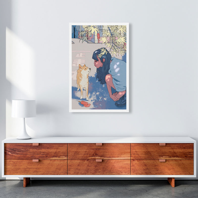 Shiba Art Print by Lucy Michelle A1 Canvas