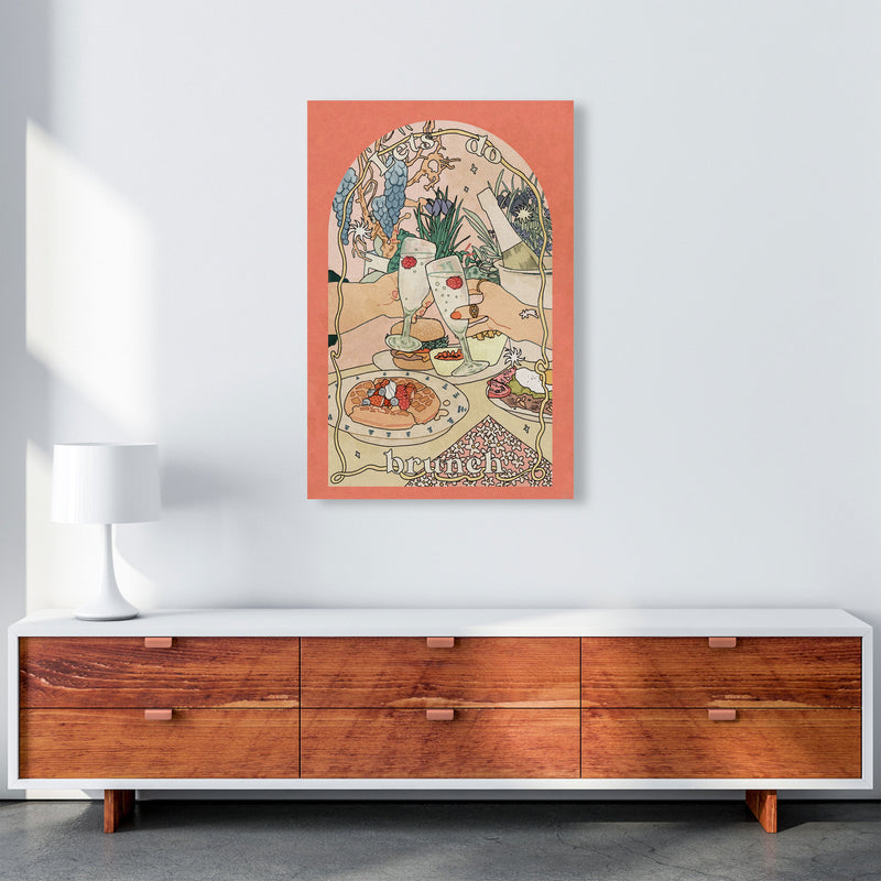 Lets Do Brunch Art Print by Lucy Michelle A1 Canvas