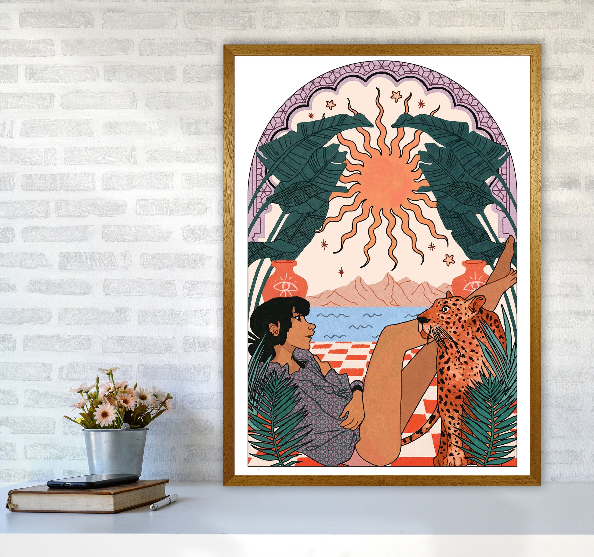 Jaguar Art Print by Lucy Michelle A1 Print Only