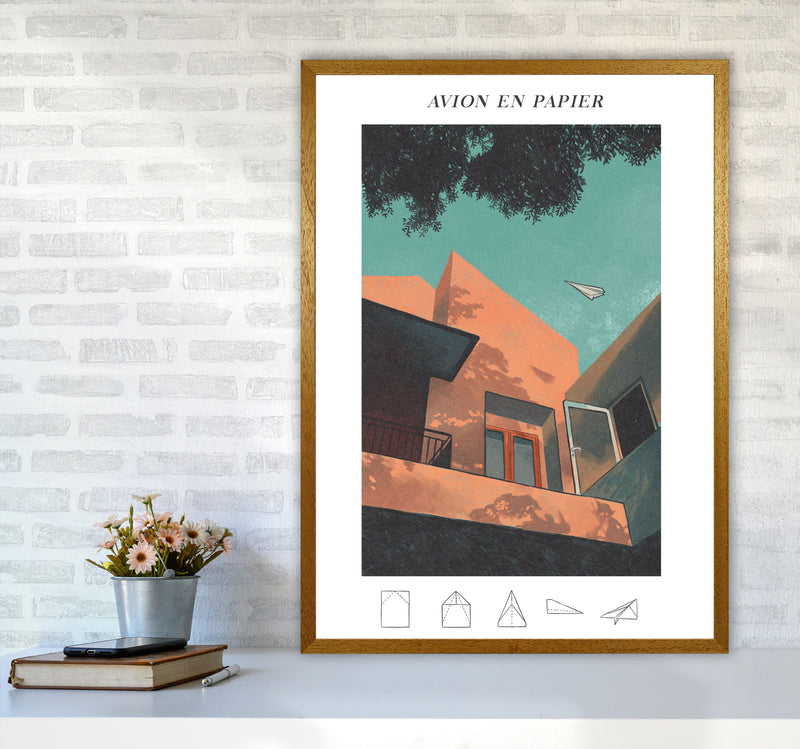 Avion En Papier Art Print by Lucy Michelle A1 Print Only