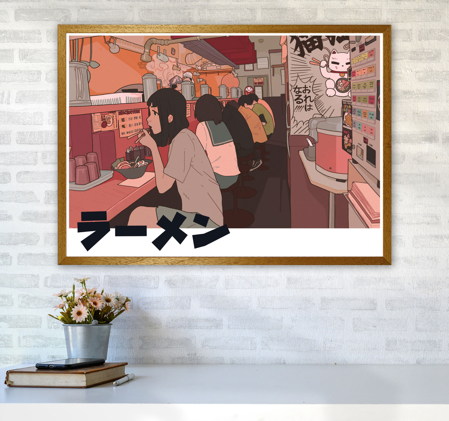 Ramen Art Print by Lucy Michelle A1 Print Only