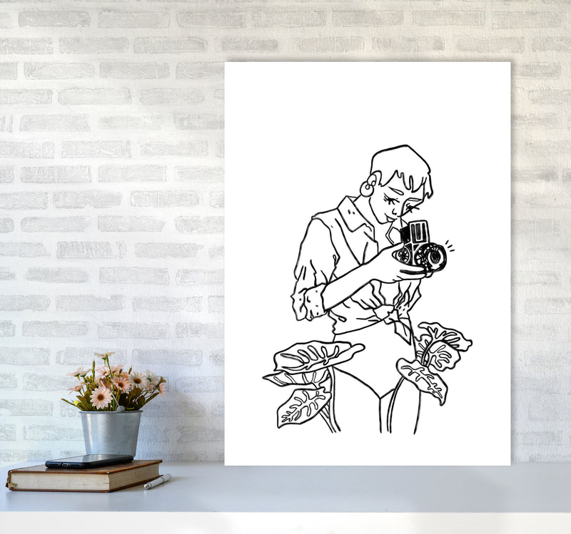 Snap Art Print by Lucy Michelle A1 Black Frame