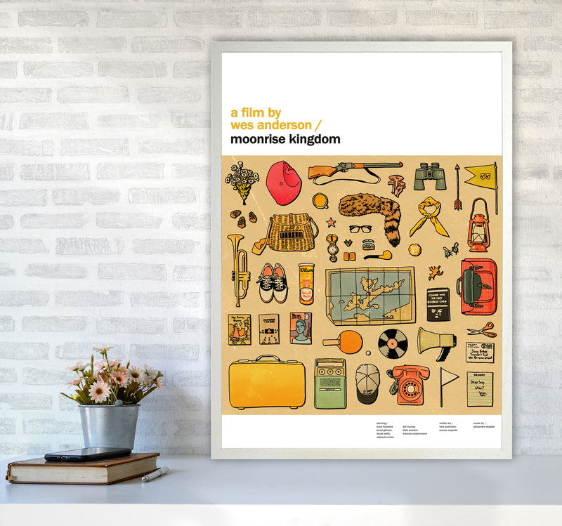 Moonrise Art Print by Lucy Michelle A1 Oak Frame