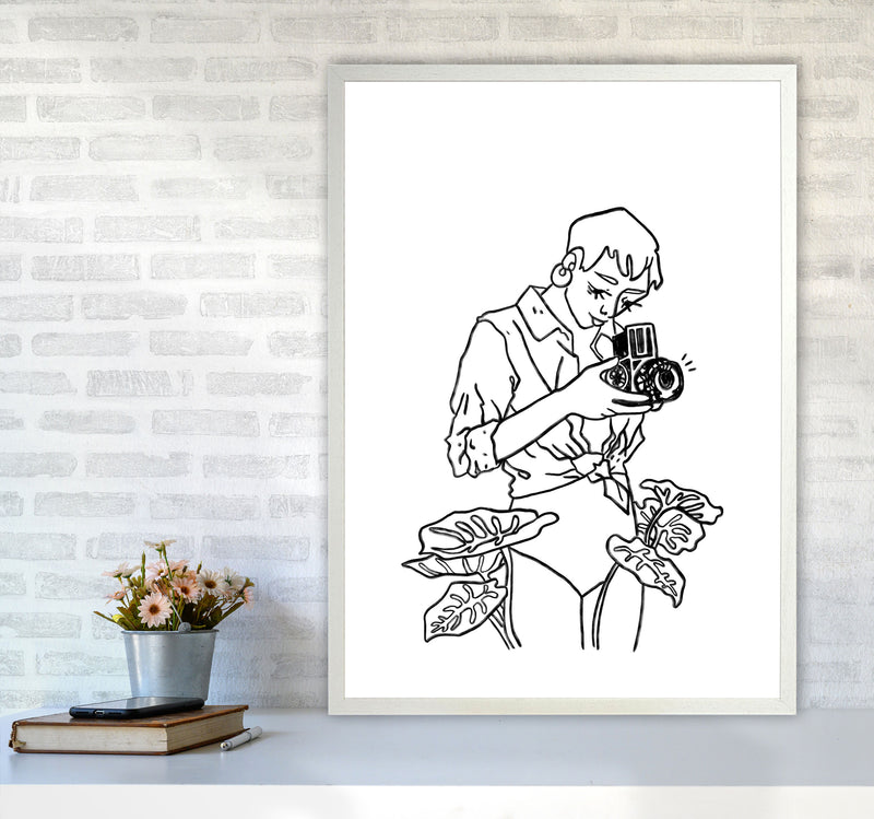 Snap Art Print by Lucy Michelle A1 Oak Frame