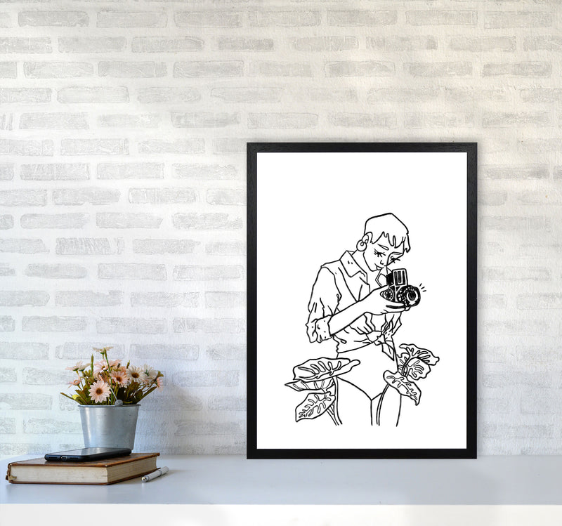 Snap Art Print by Lucy Michelle A2 White Frame