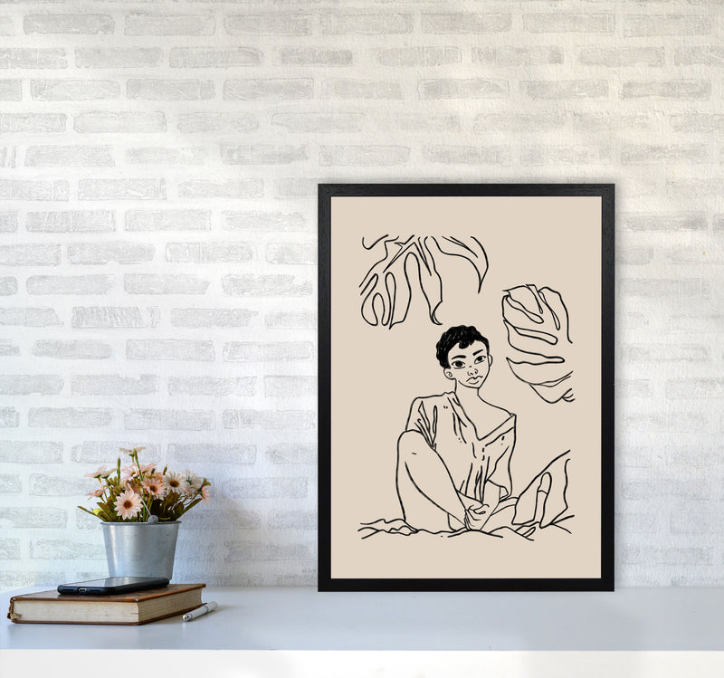 Sundays Art Print by Lucy Michelle A2 White Frame